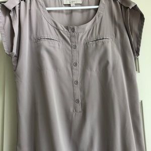 Bottom shirt with gathered bottom